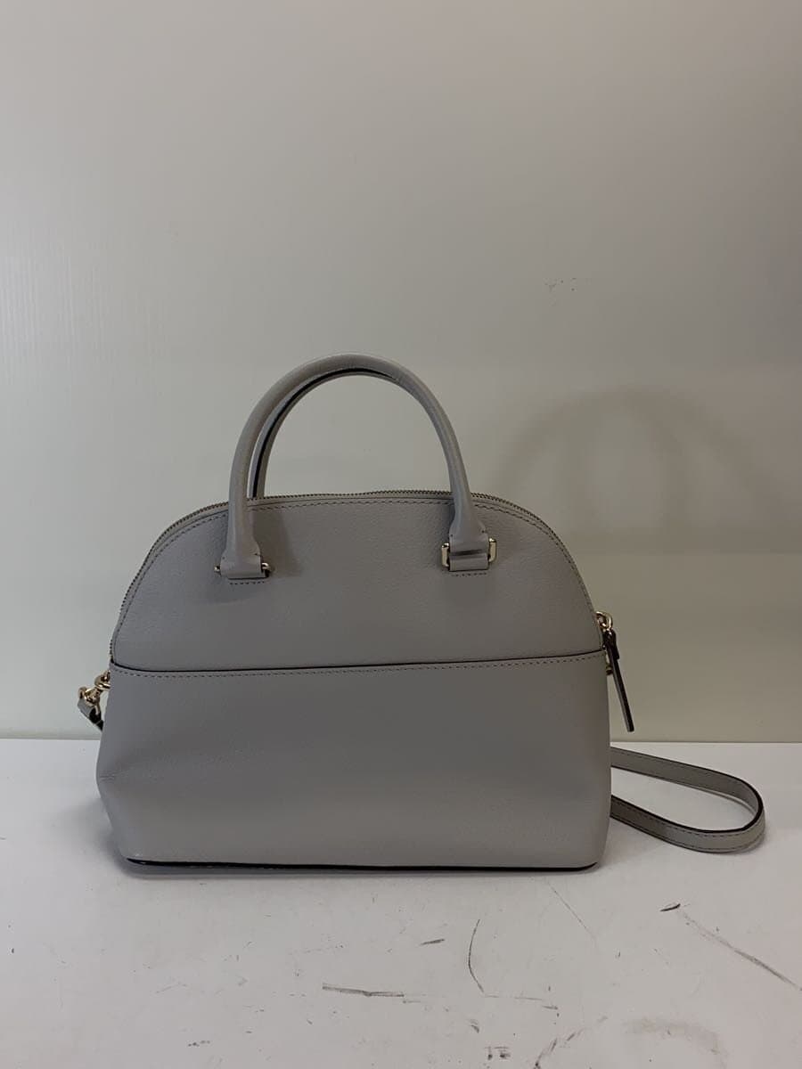 kate spade new york Handbag Leather GRY 3