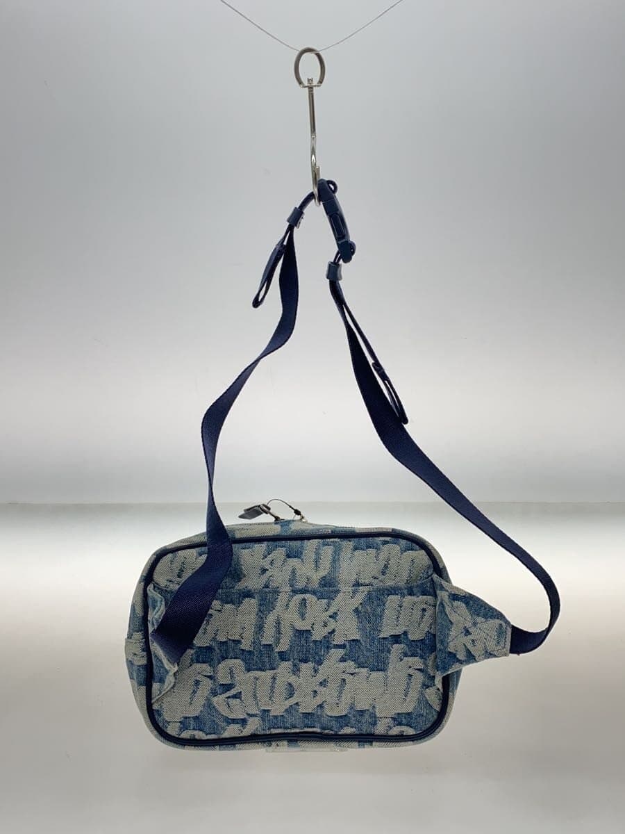 Supreme22SS fat tip jacquard denim sling bag Denim Indigo 3