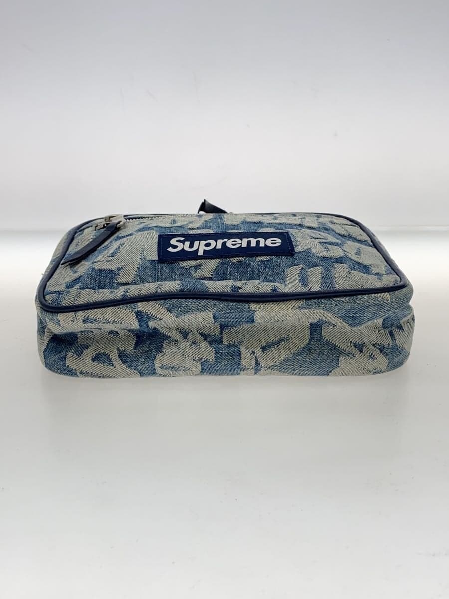 Supreme22SS fat tip jacquard denim sling bag Denim Indigo 4