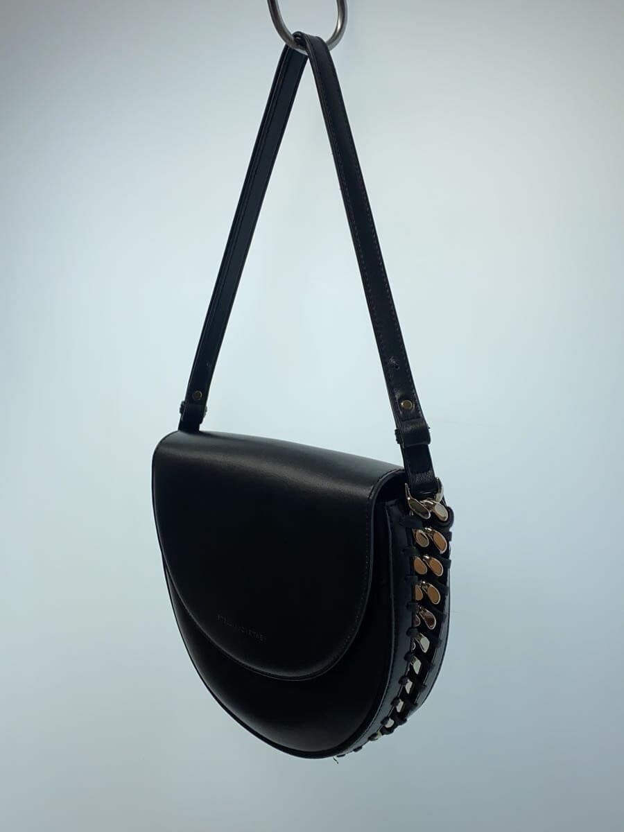 STELLA Mc CARTNEY Shoulder Bag Leather BLK 7B0006 W8839 2