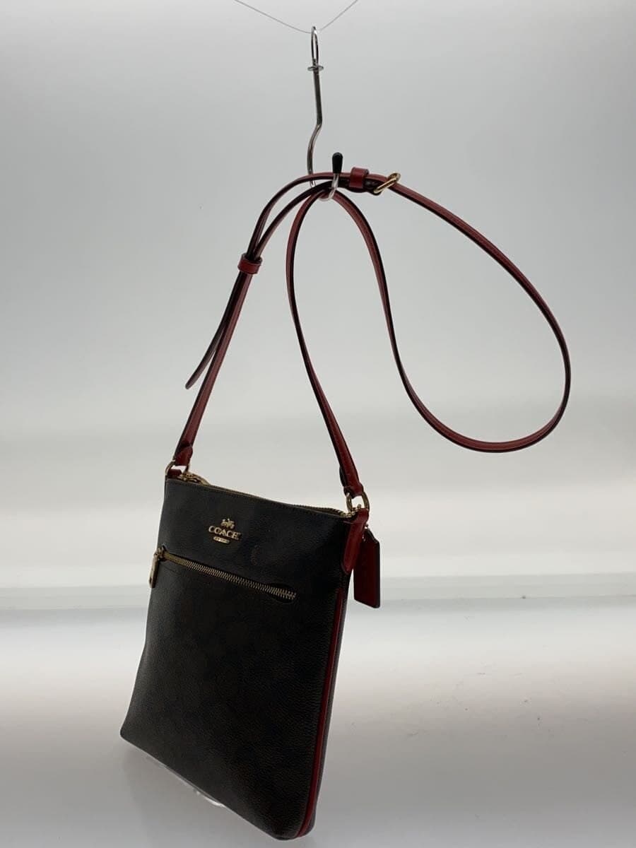 COACH Mini Rowan File Bag Signature PVC Beige Allover Pattern CW325 2