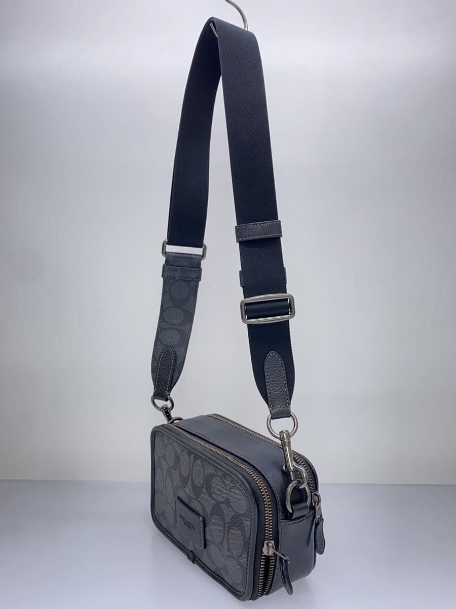 COACH Shoulder Bag Leather Black F2357 2