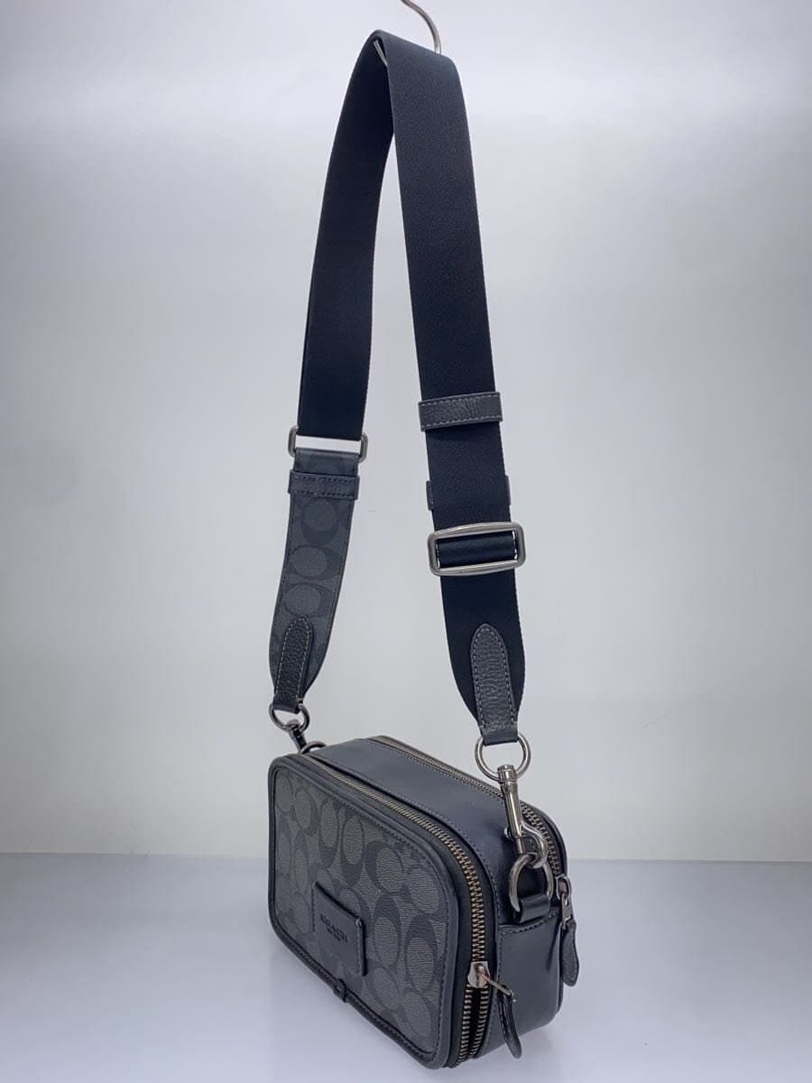 COACH Shoulder Bag Leather Black F2357 2