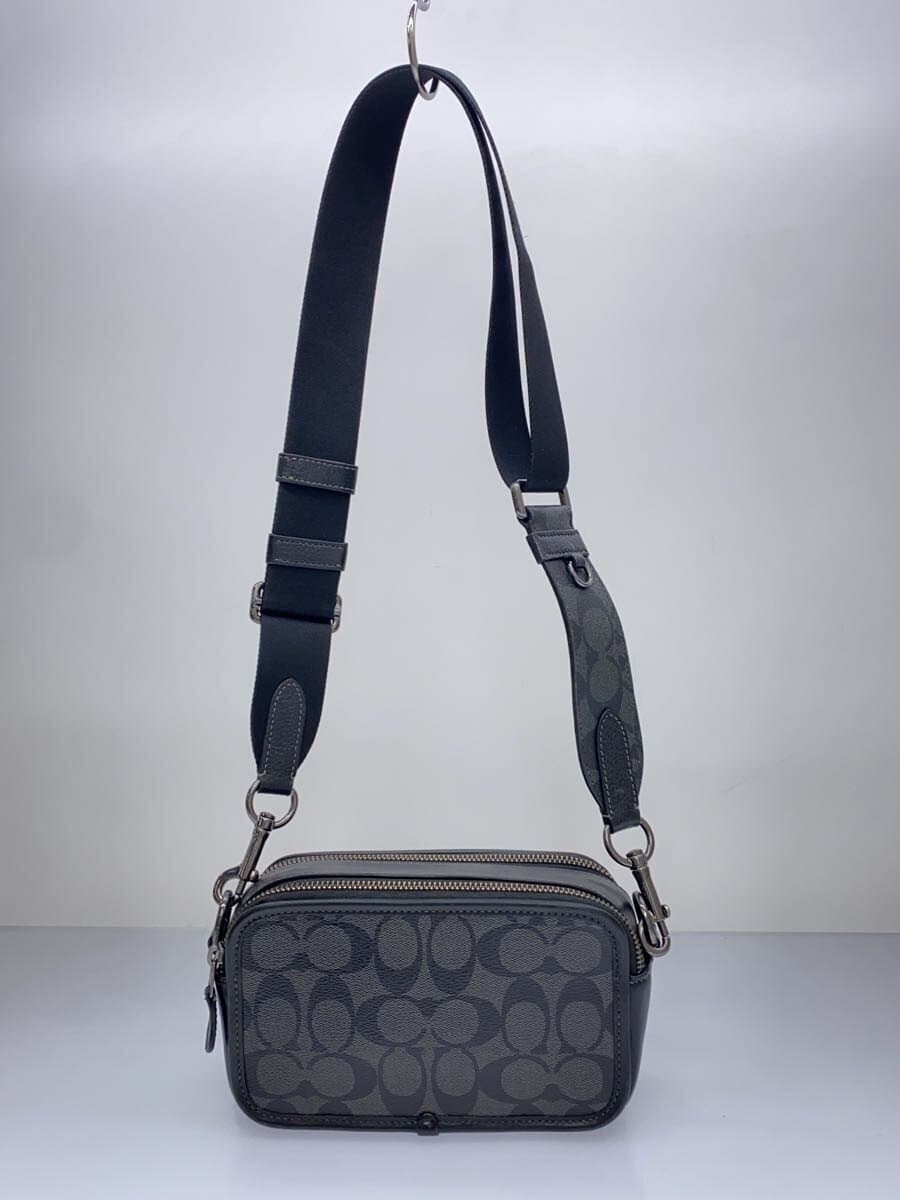 COACH Shoulder Bag Leather Black F2357 3
