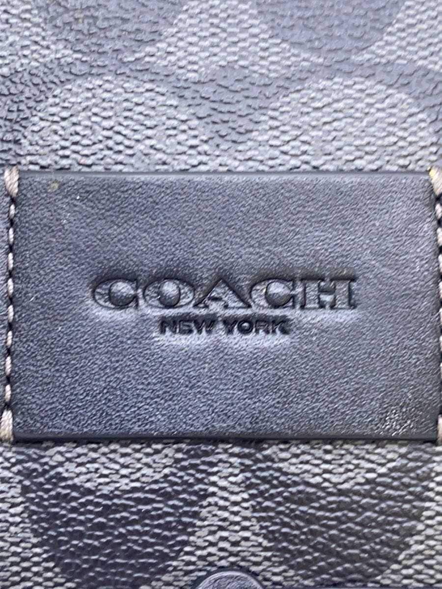 COACH Shoulder Bag Leather Black F2357 5