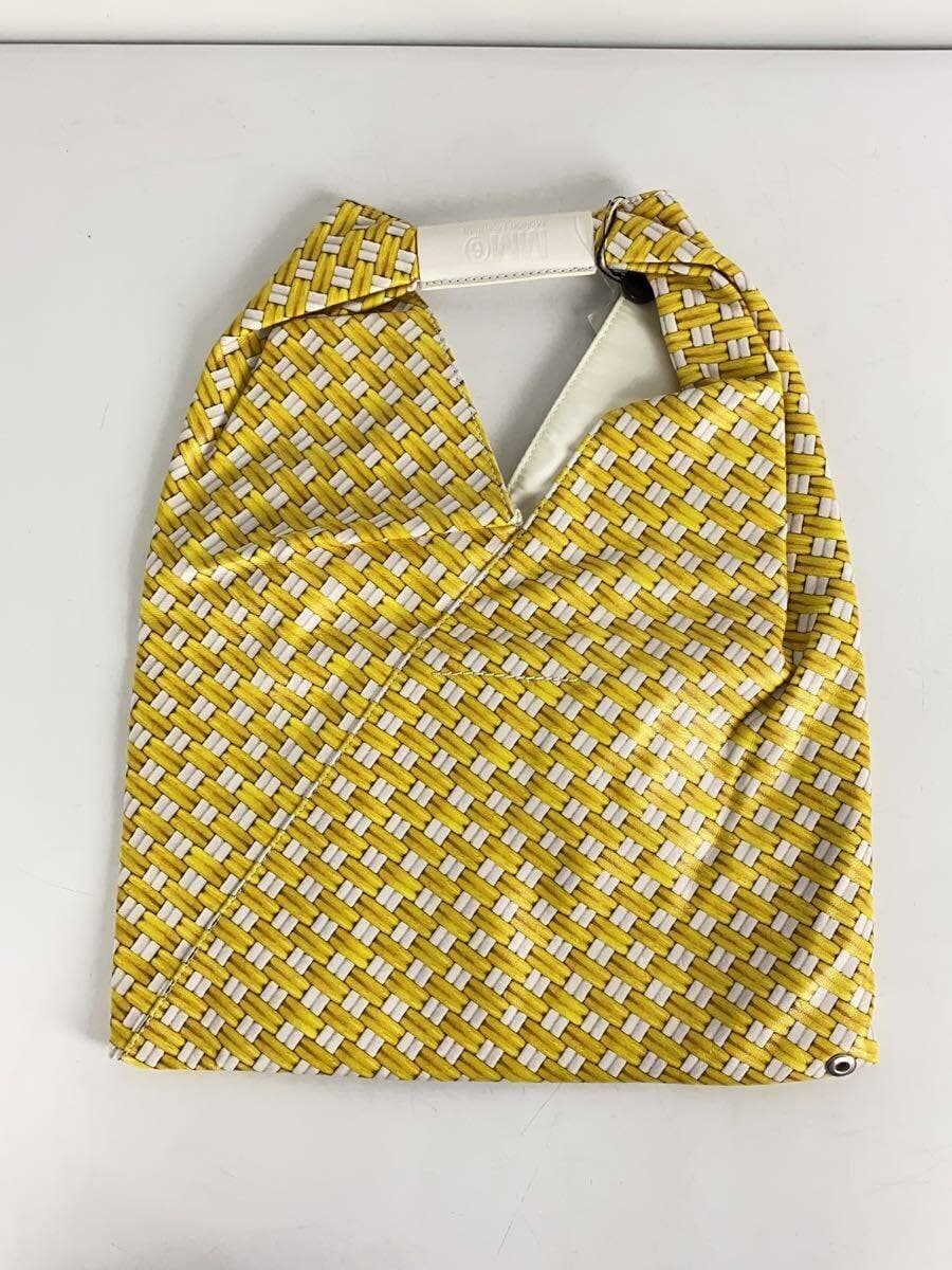 MM6 Tote Bag Yellow All-over pattern S54WD0043 P3986 2
