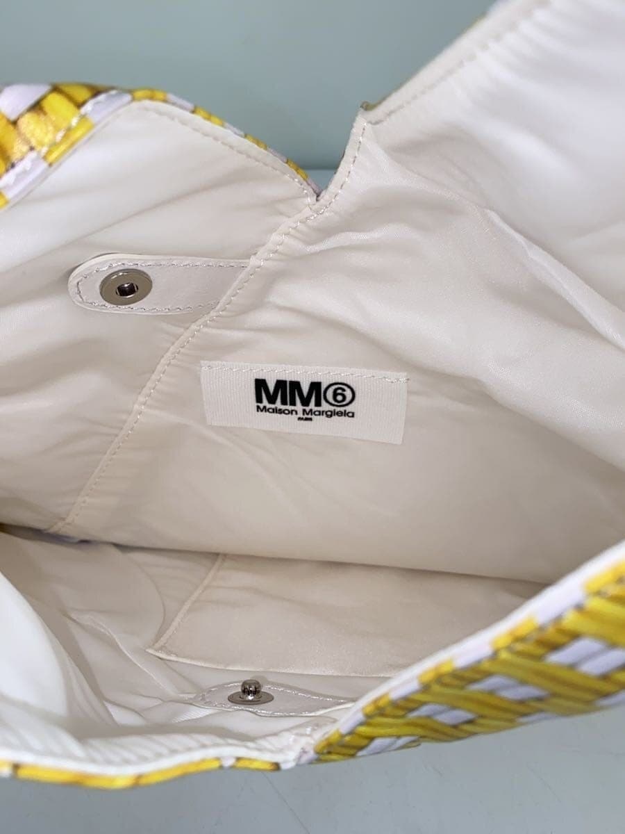 MM6 Tote Bag Yellow All-over pattern S54WD0043 P3986 5