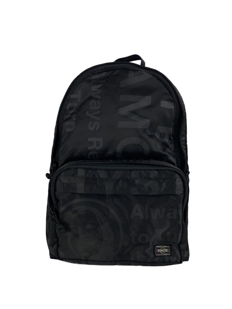 PORTER x HYSTERIC GLAMOUR Backpack Black All Over Pattern