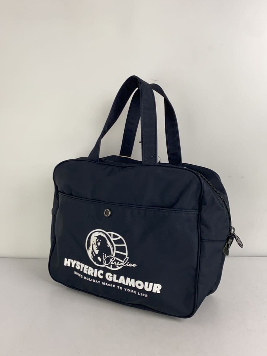 HYSTERIC GLAMOUR Boston Bag Navy Solid 2