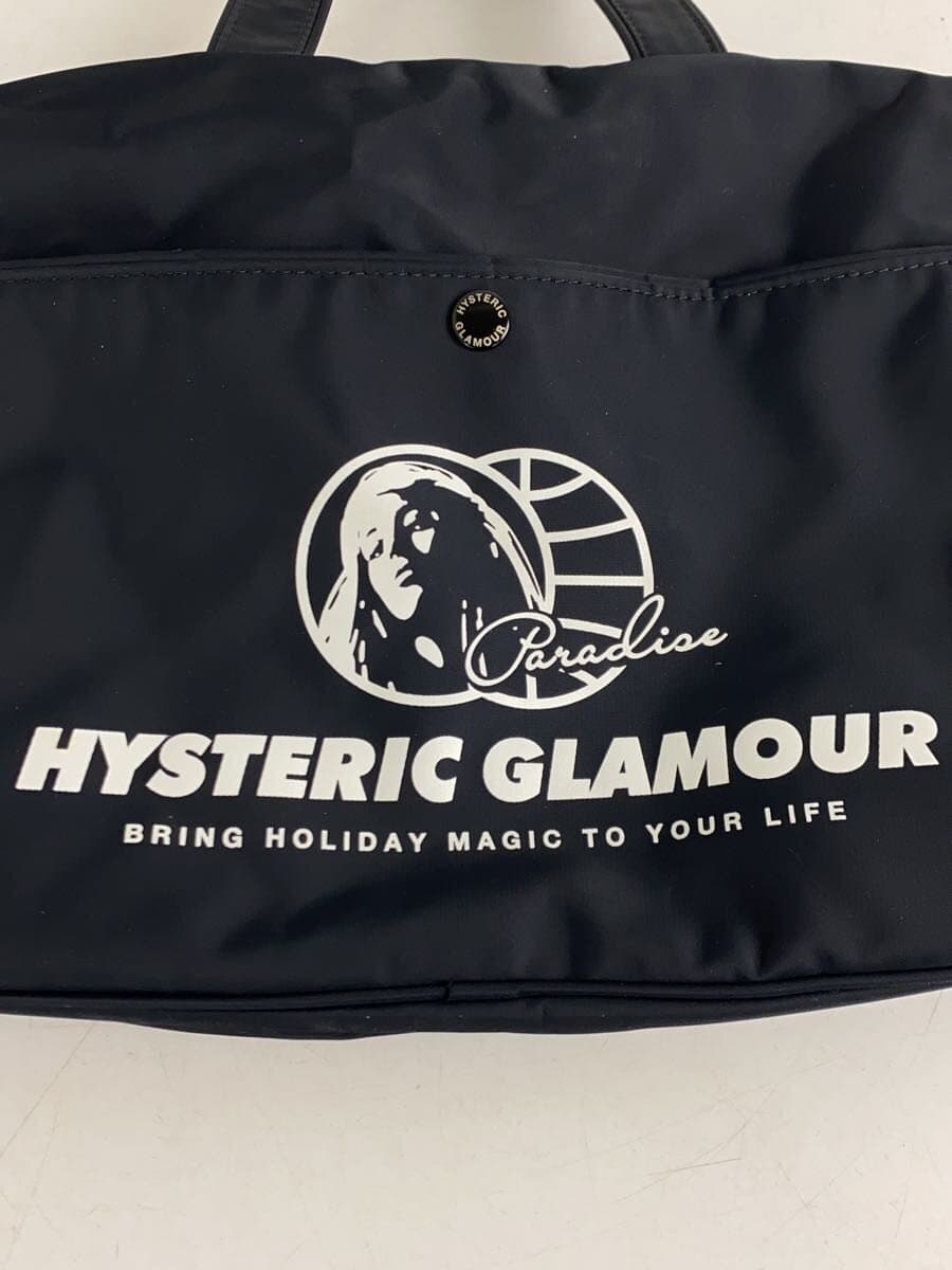 HYSTERIC GLAMOUR Boston Bag Navy Solid 5