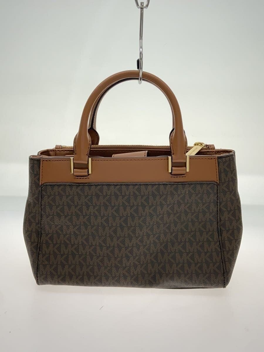 MICHAEL KORS Handbag PVC BRW All Over Pattern 35F9GAKS1B 3