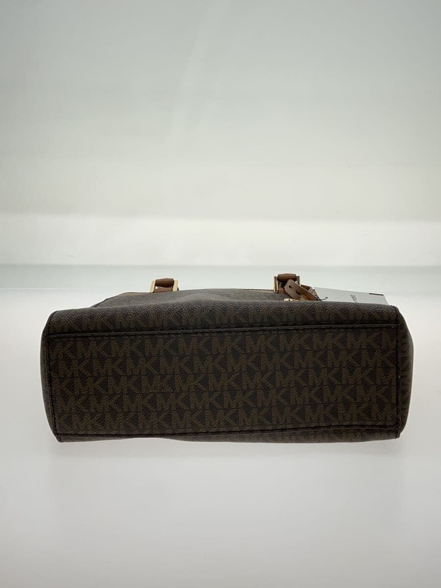 MICHAEL KORS Handbag PVC BRW All Over Pattern 35F9GAKS1B 4