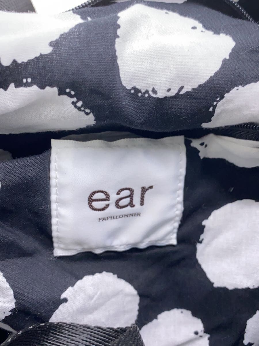 ear PAPILLONNER tote bag -- BLK plain 5