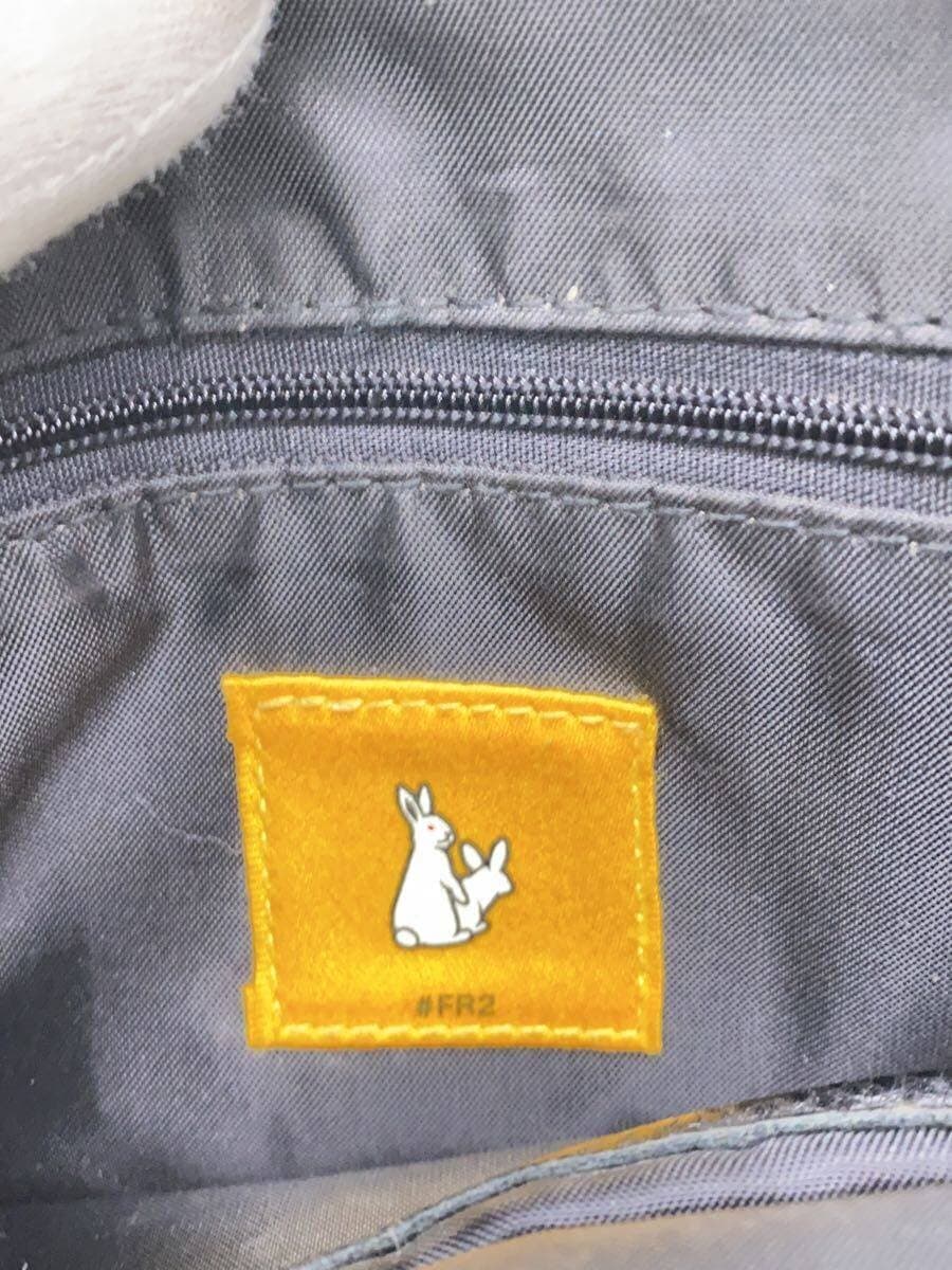 #FR2 Shoulder Bag Leather Black All-over Pattern 5