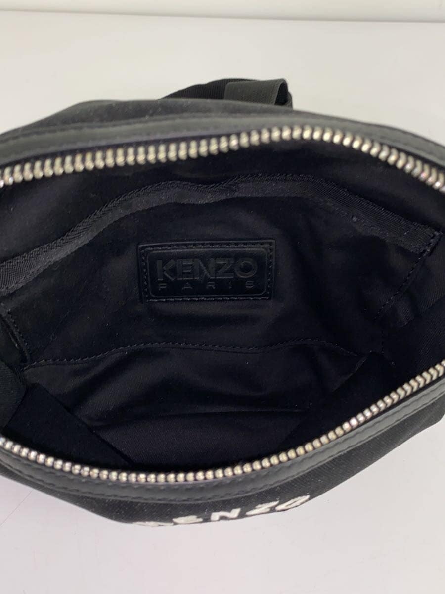 KENZOVarsity Embroidered Belt Bag Polyester Black FE65SA607F27 6