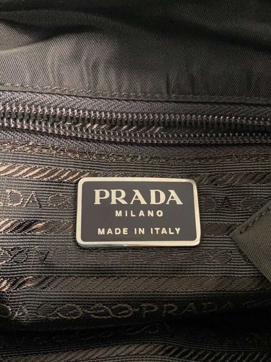 PRADA shoulder bag nylon khaki V167 5