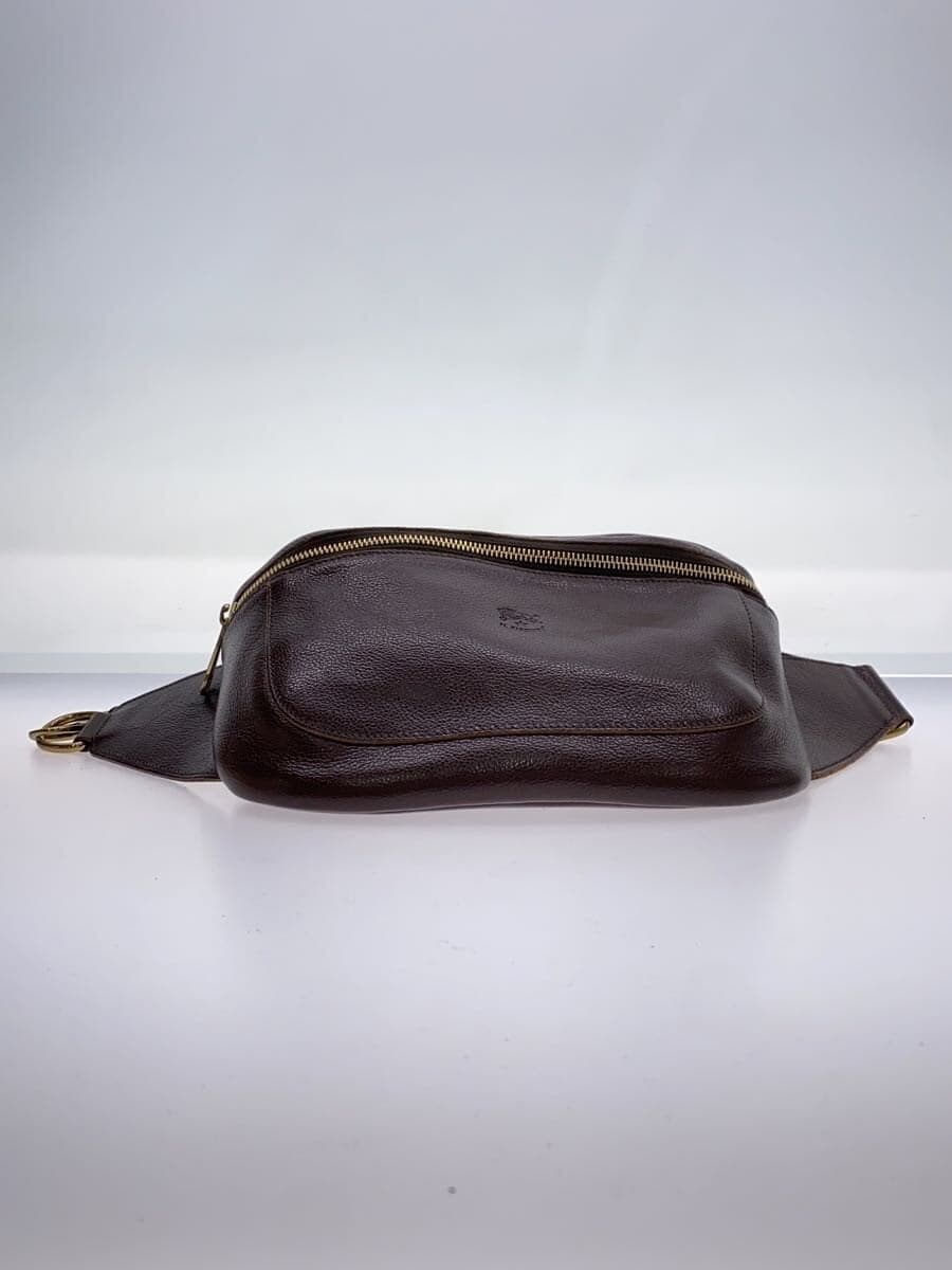 IL BISONTE Waist Bag Leather BRW Solid 54222300911 4