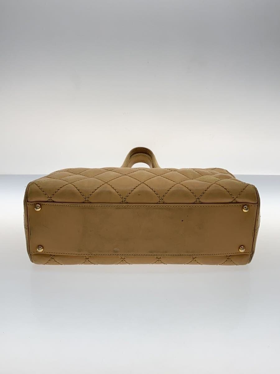 CHANEL Wild Stitch Coco Mark Mini Boston Handbag Leather CML 4