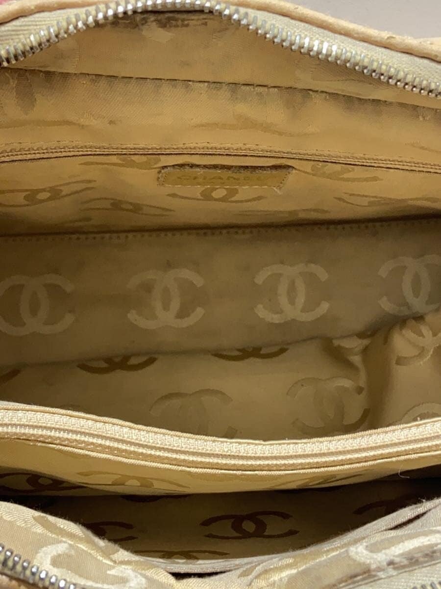 CHANEL Wild Stitch Coco Mark Mini Boston Handbag Leather CML 6