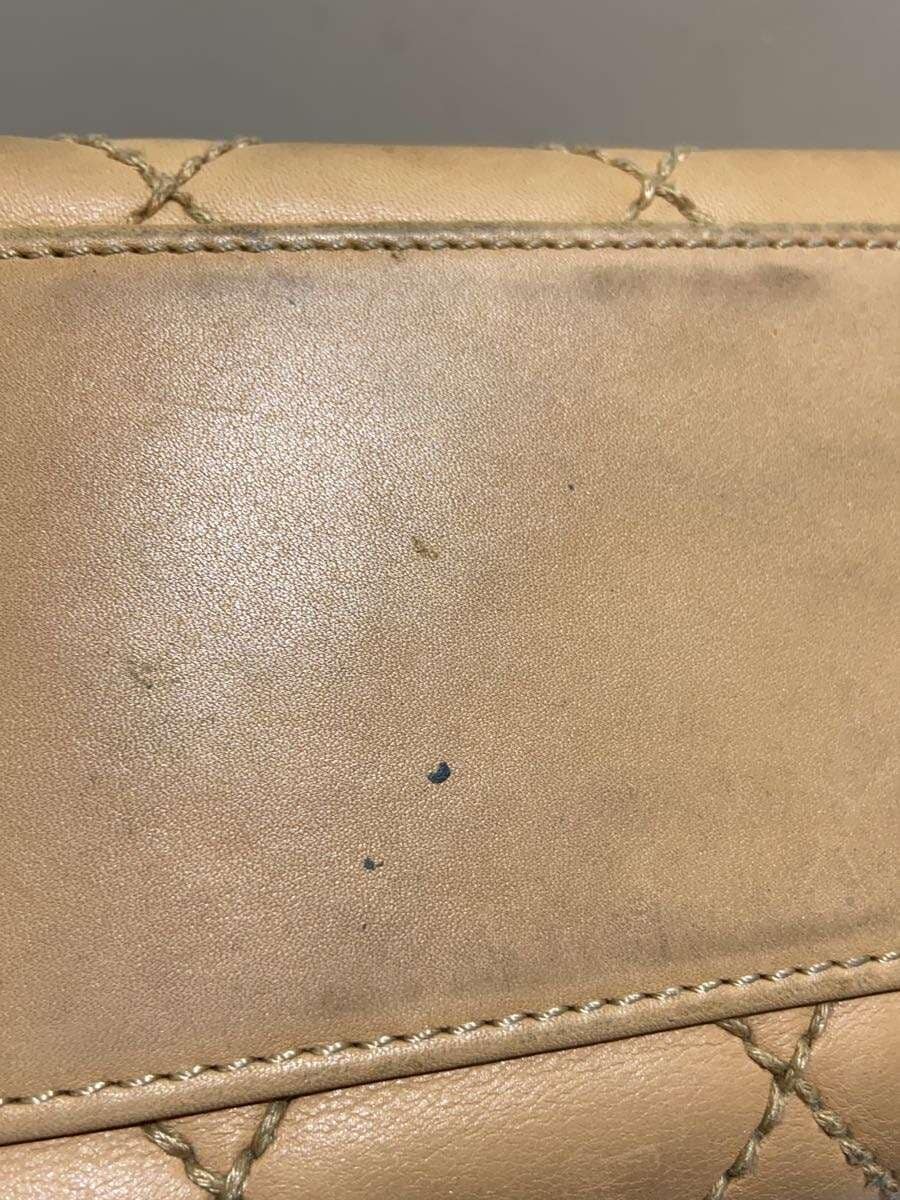 CHANEL Wild Stitch Coco Mark Mini Boston Handbag Leather CML 8