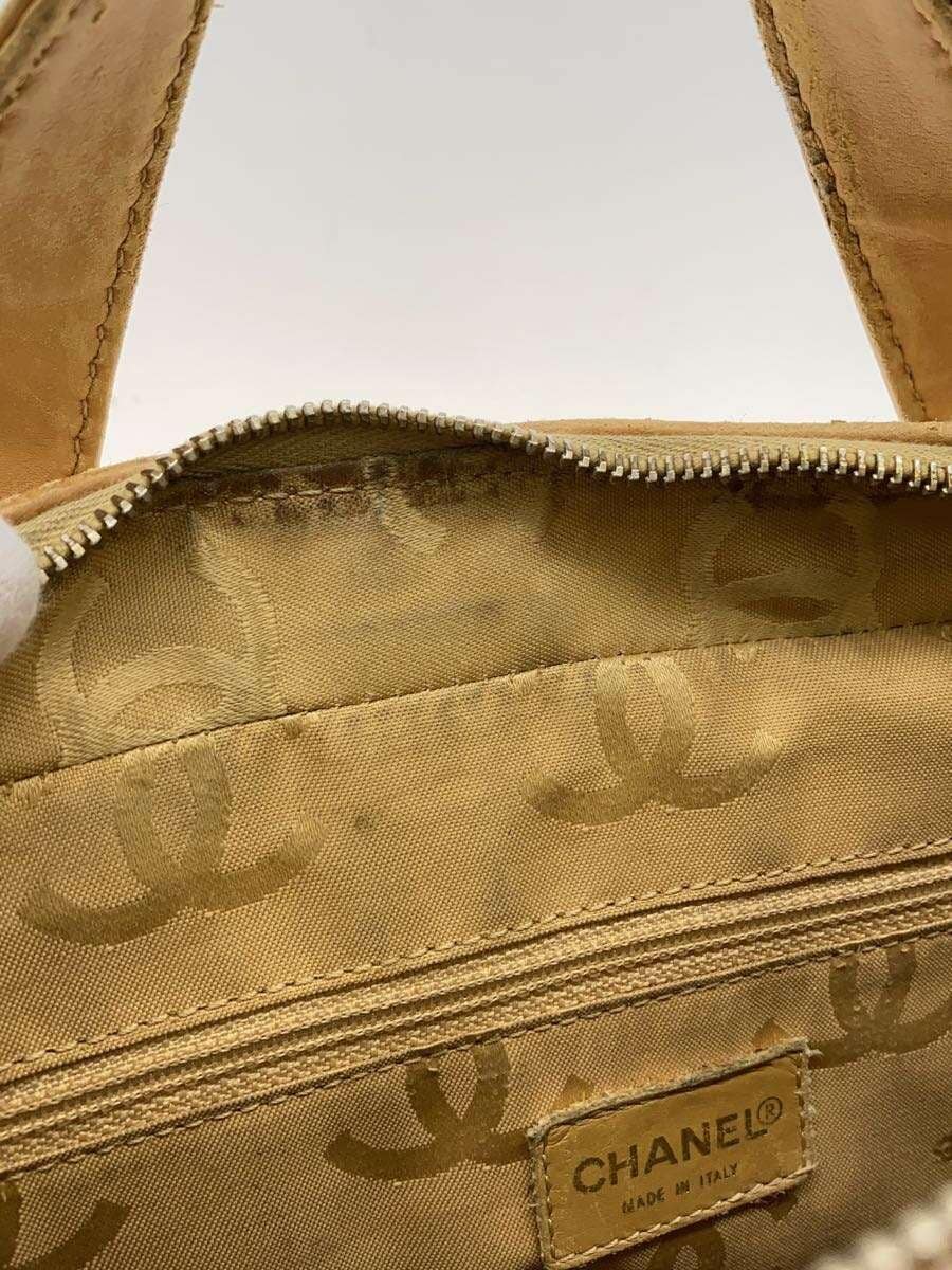 CHANEL Wild Stitch Coco Mark Mini Boston Handbag Leather CML 9