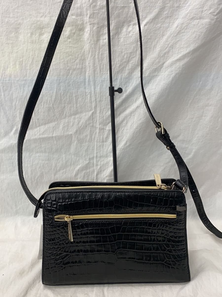 Modaprincipe Shoulder Bag Leather BLK Solid 3