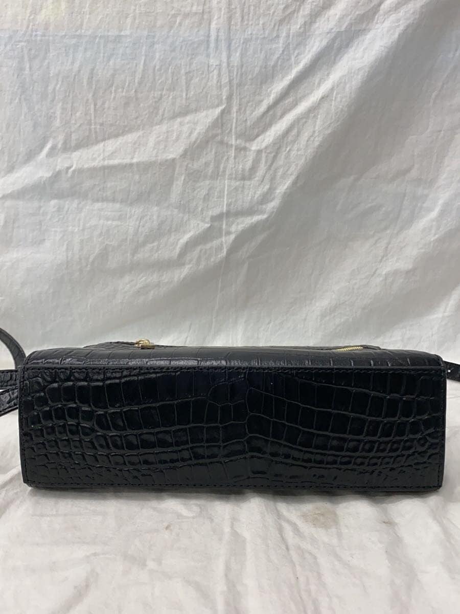 Modaprincipe Shoulder Bag Leather BLK Solid 4