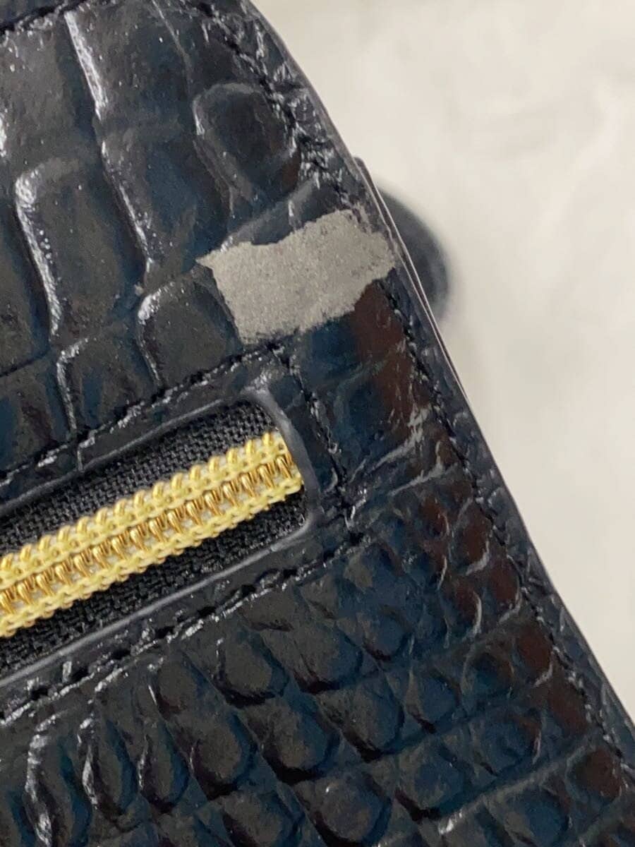 Modaprincipe Shoulder Bag Leather BLK Solid 7