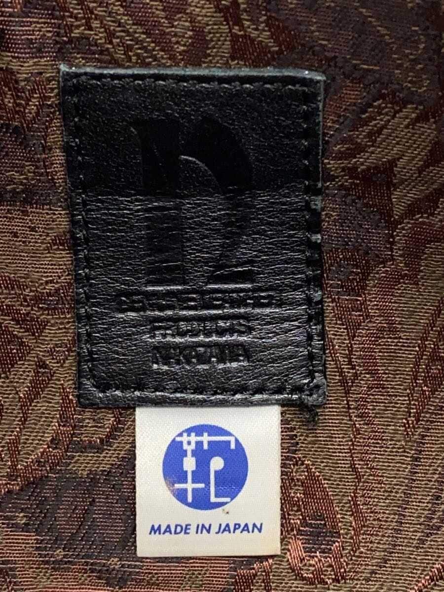 Nakazawa Kaban Shoulder Bag Leather BLK Solid 5