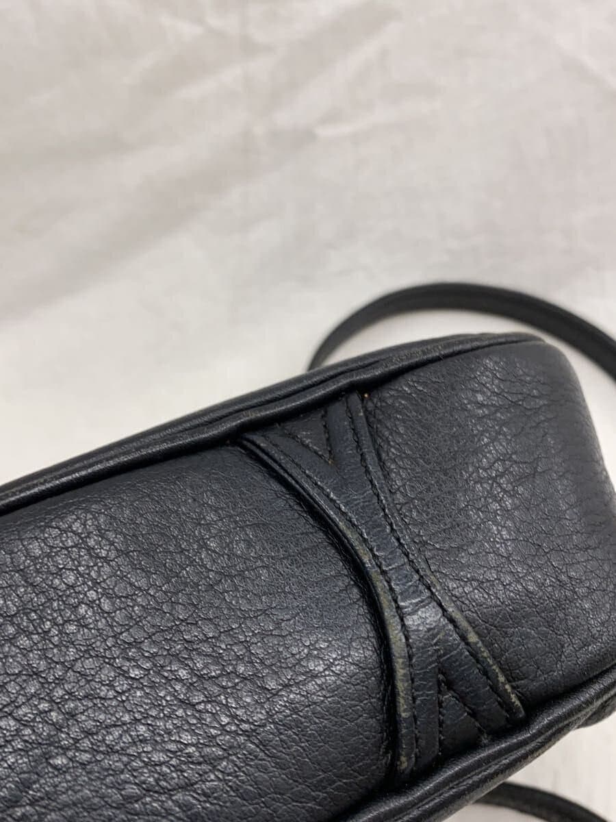 Nakazawa Kaban Shoulder Bag Leather BLK Solid 8
