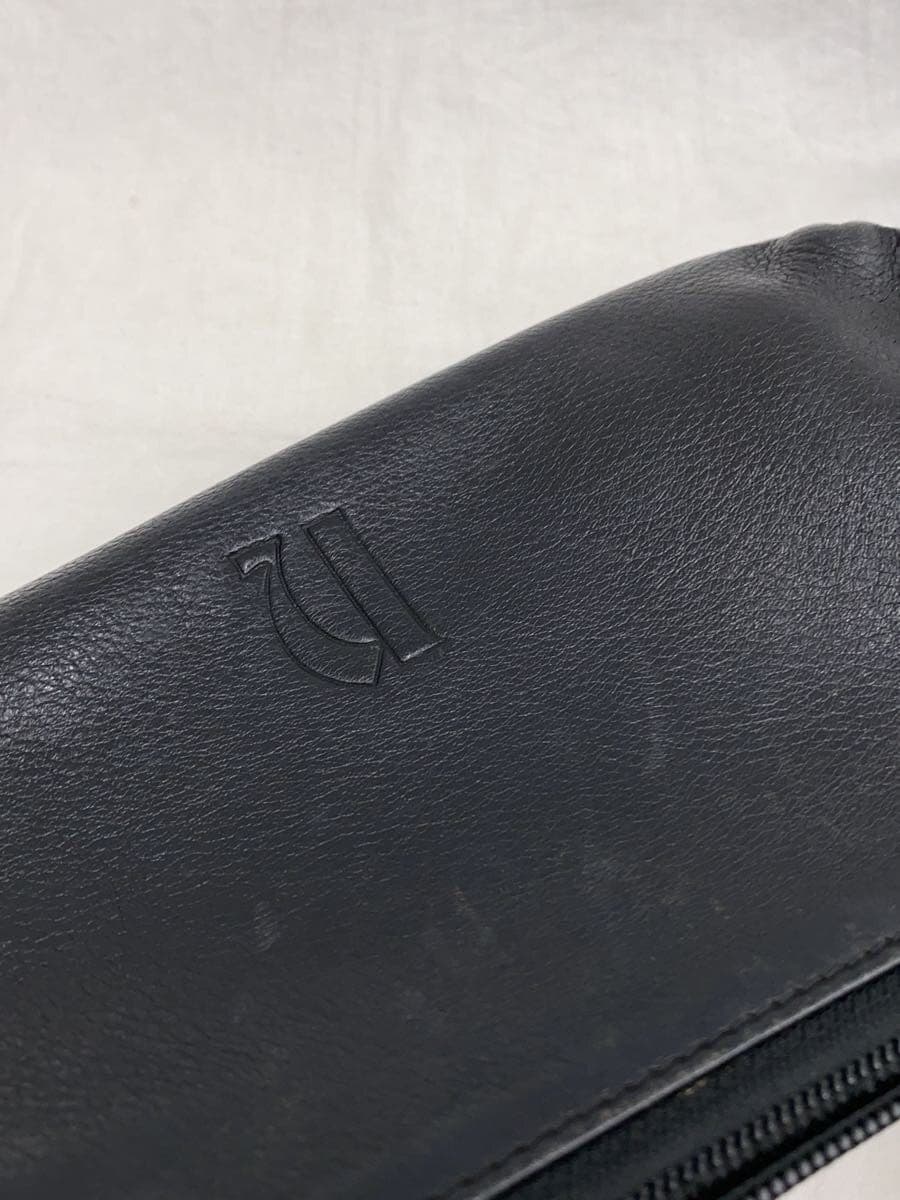 Nakazawa Kaban Shoulder Bag Leather BLK Solid 9