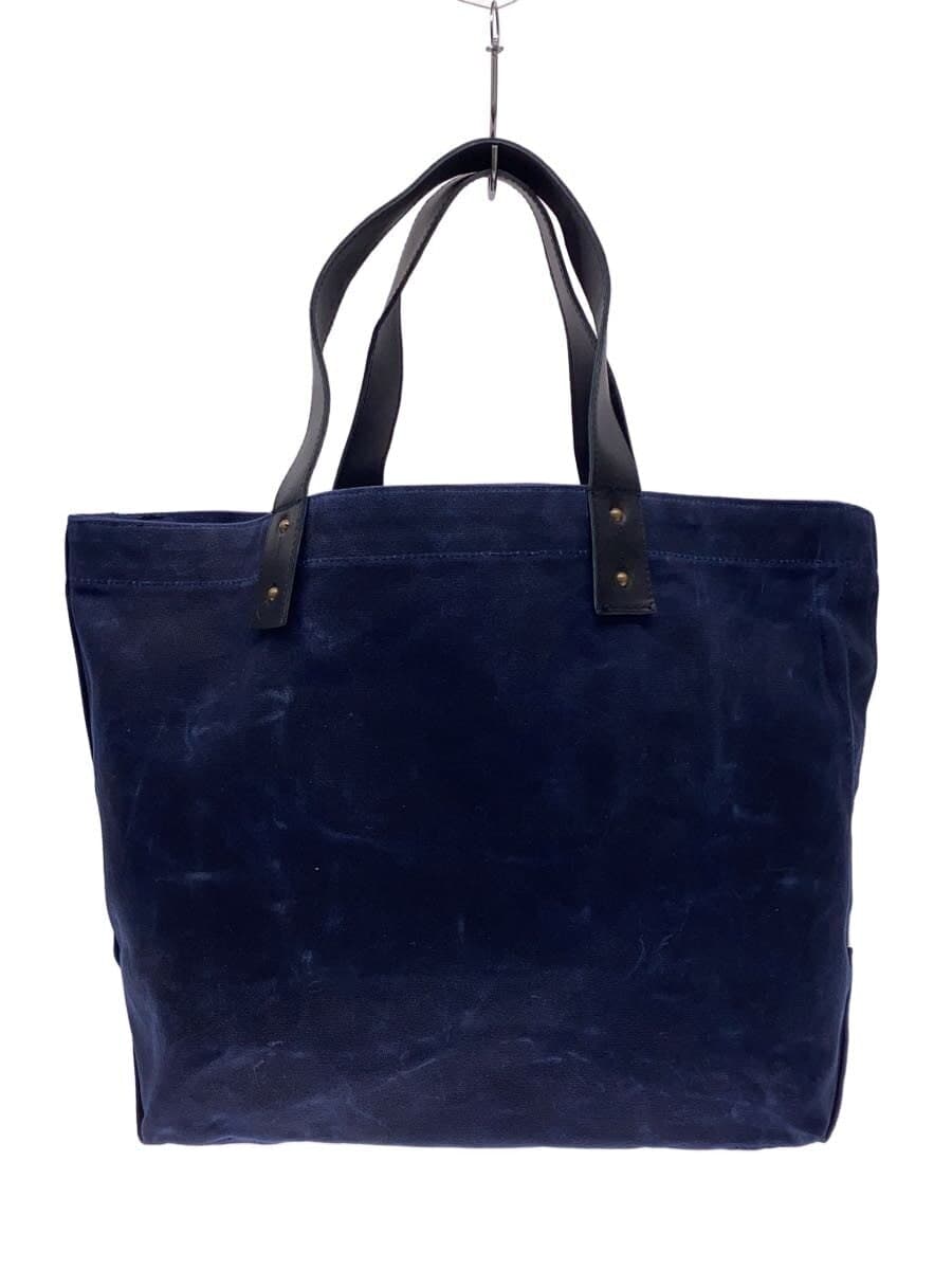 L.L.Bean tote bag cotton navy plain 526355