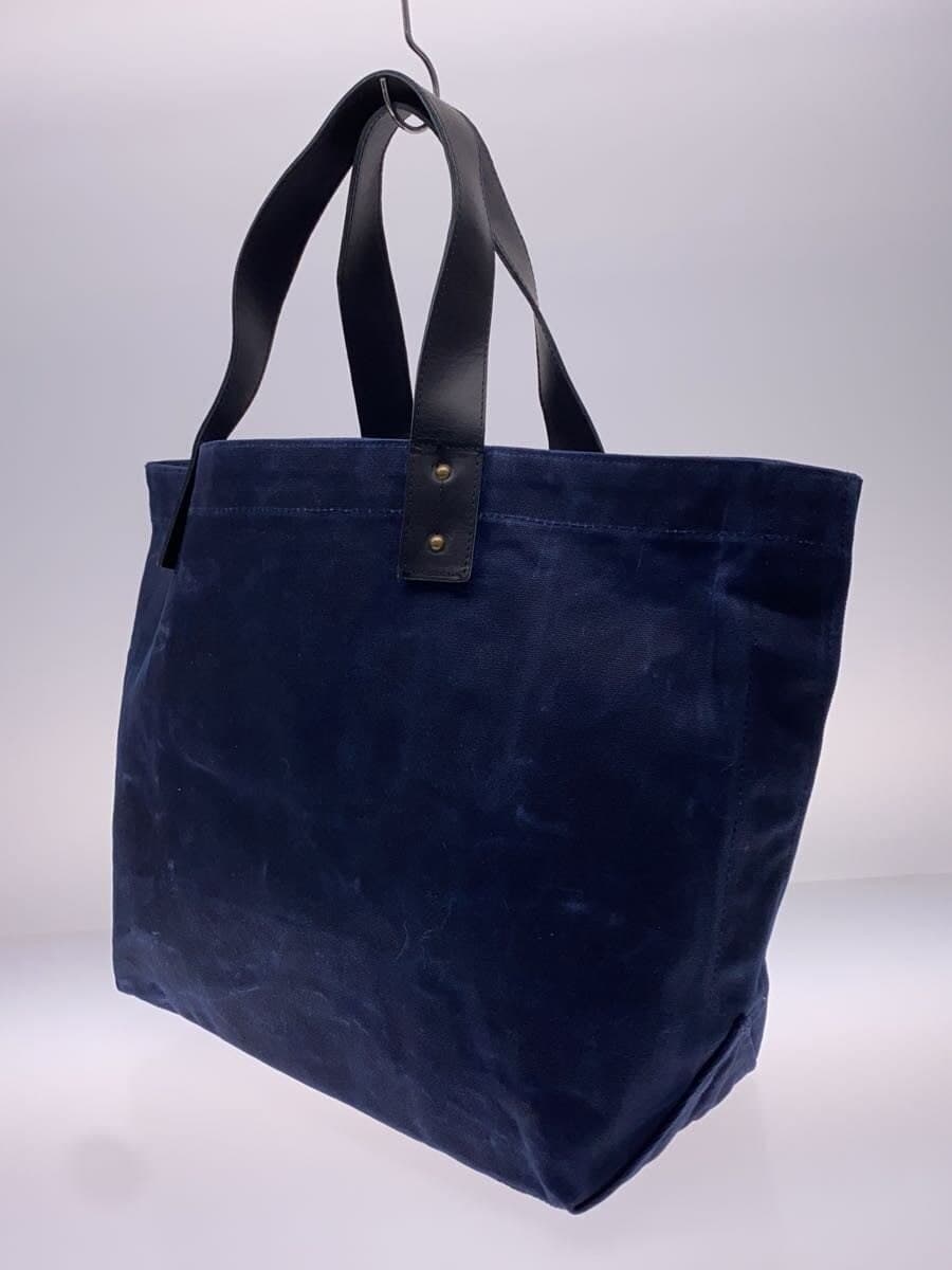 L.L.Bean tote bag cotton navy plain 526355 2