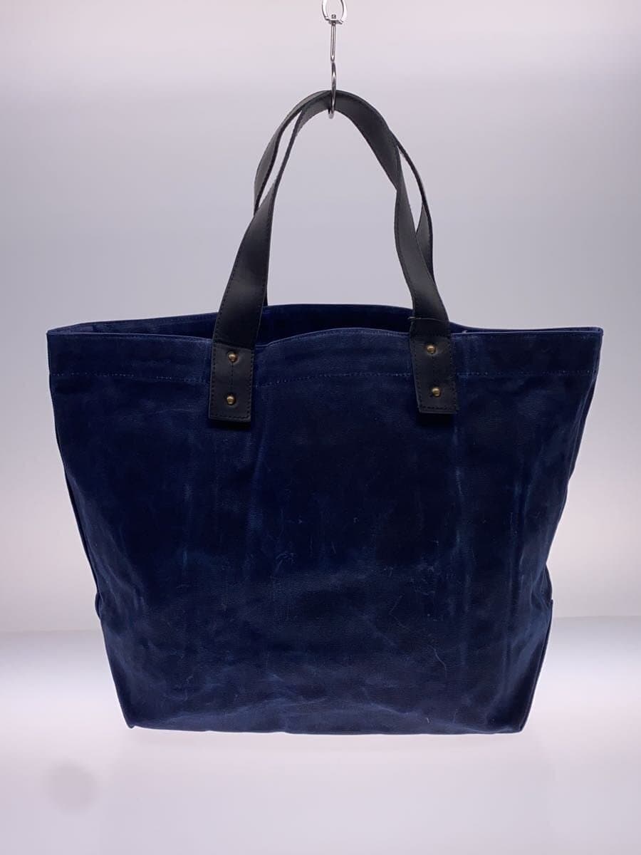 L.L.Bean tote bag cotton navy plain 526355 3