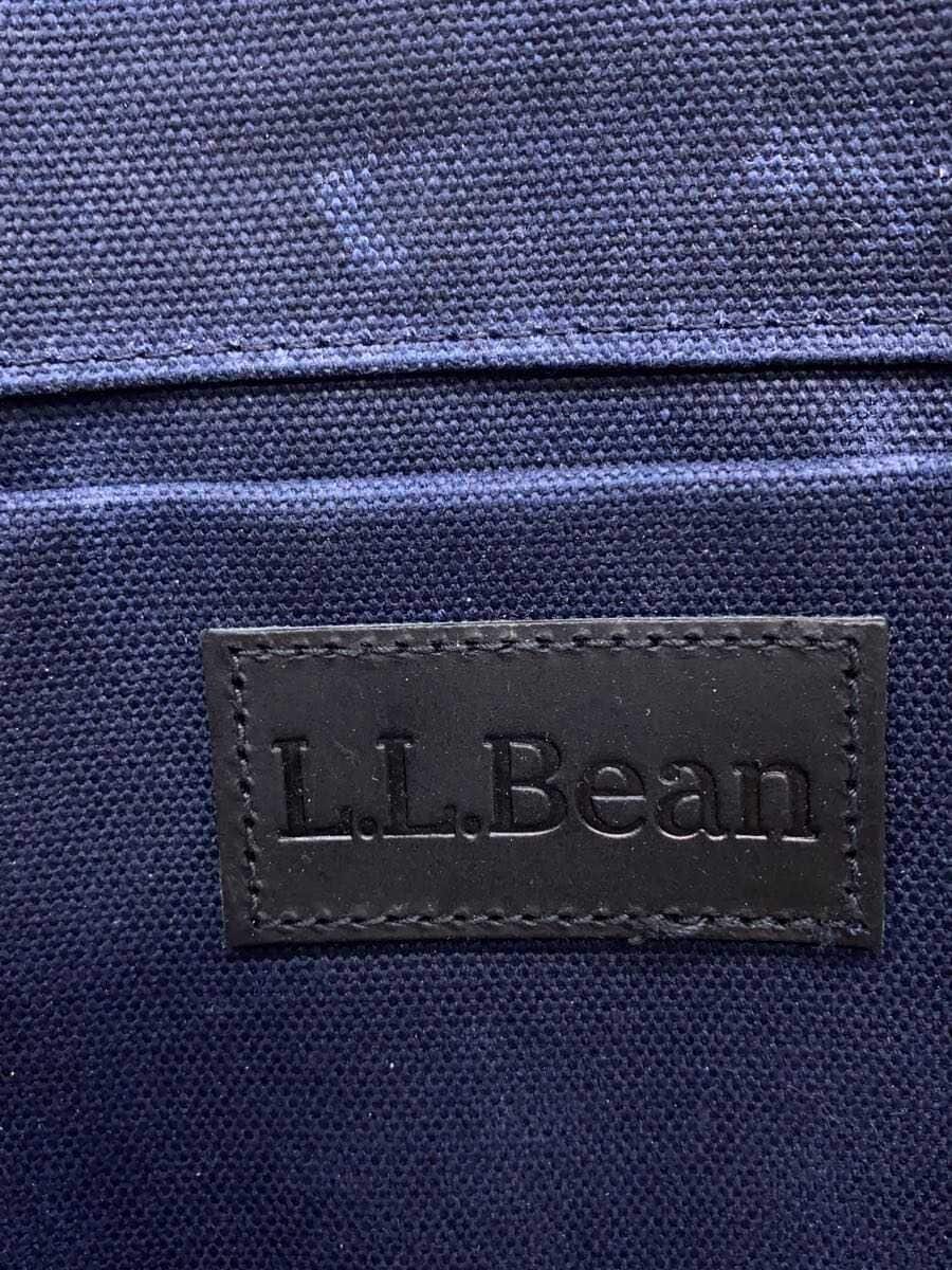 L.L.Bean tote bag cotton navy plain 526355 5
