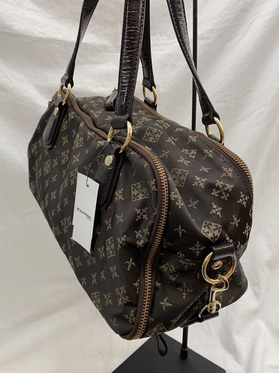 russet Handbag BRW All Over Pattern 2