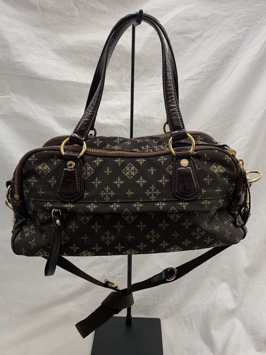 russet Handbag BRW All Over Pattern 3