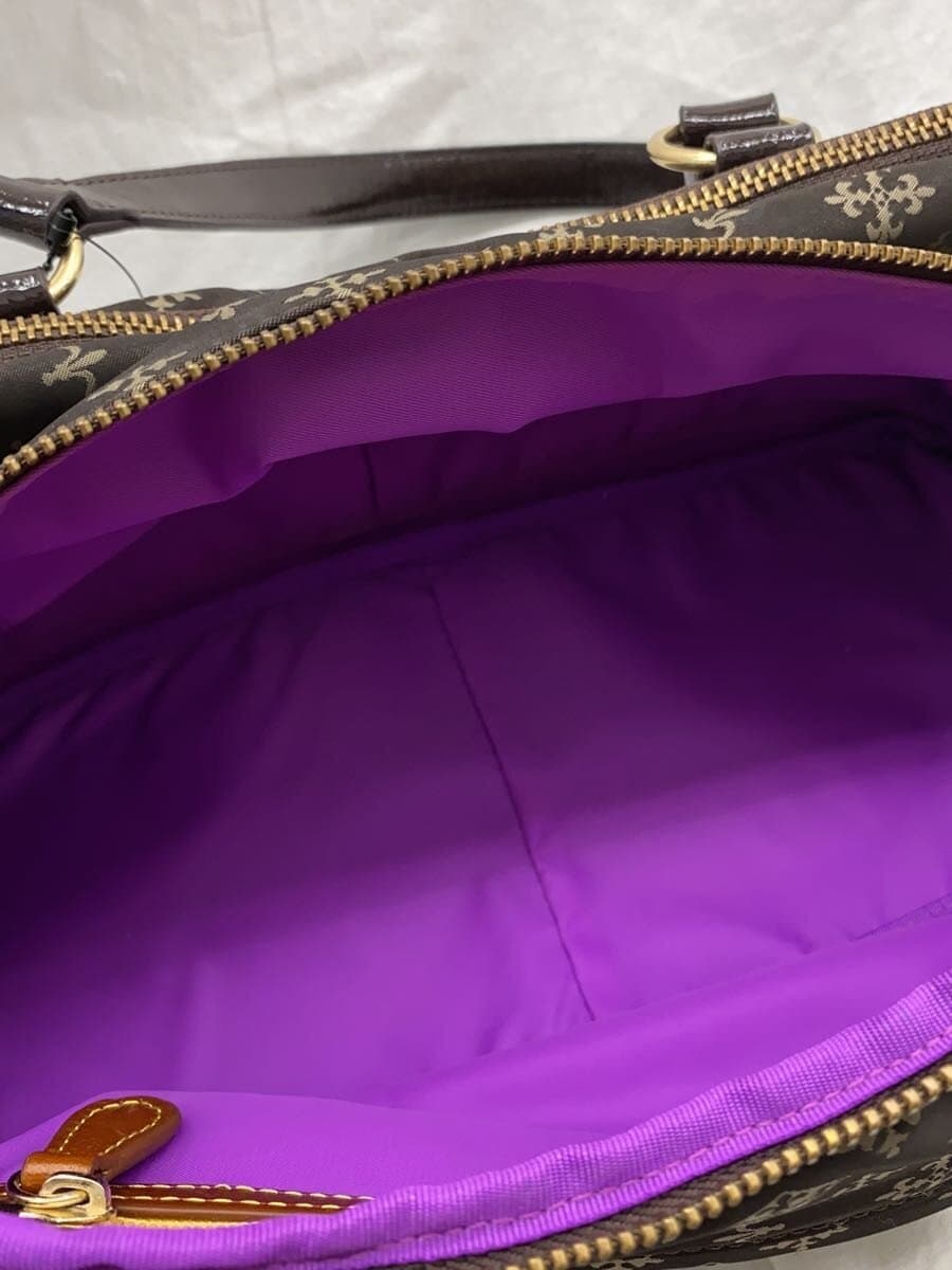 russet Handbag BRW All Over Pattern 6