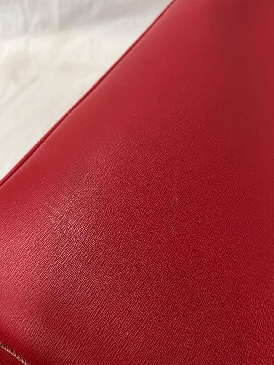 MARY QUANT Shoulder Bag Leather RED Solid 7