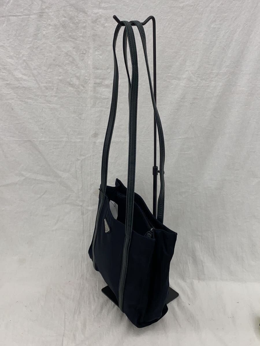 PRADA Tote Bag Nylon NVY Solid 2