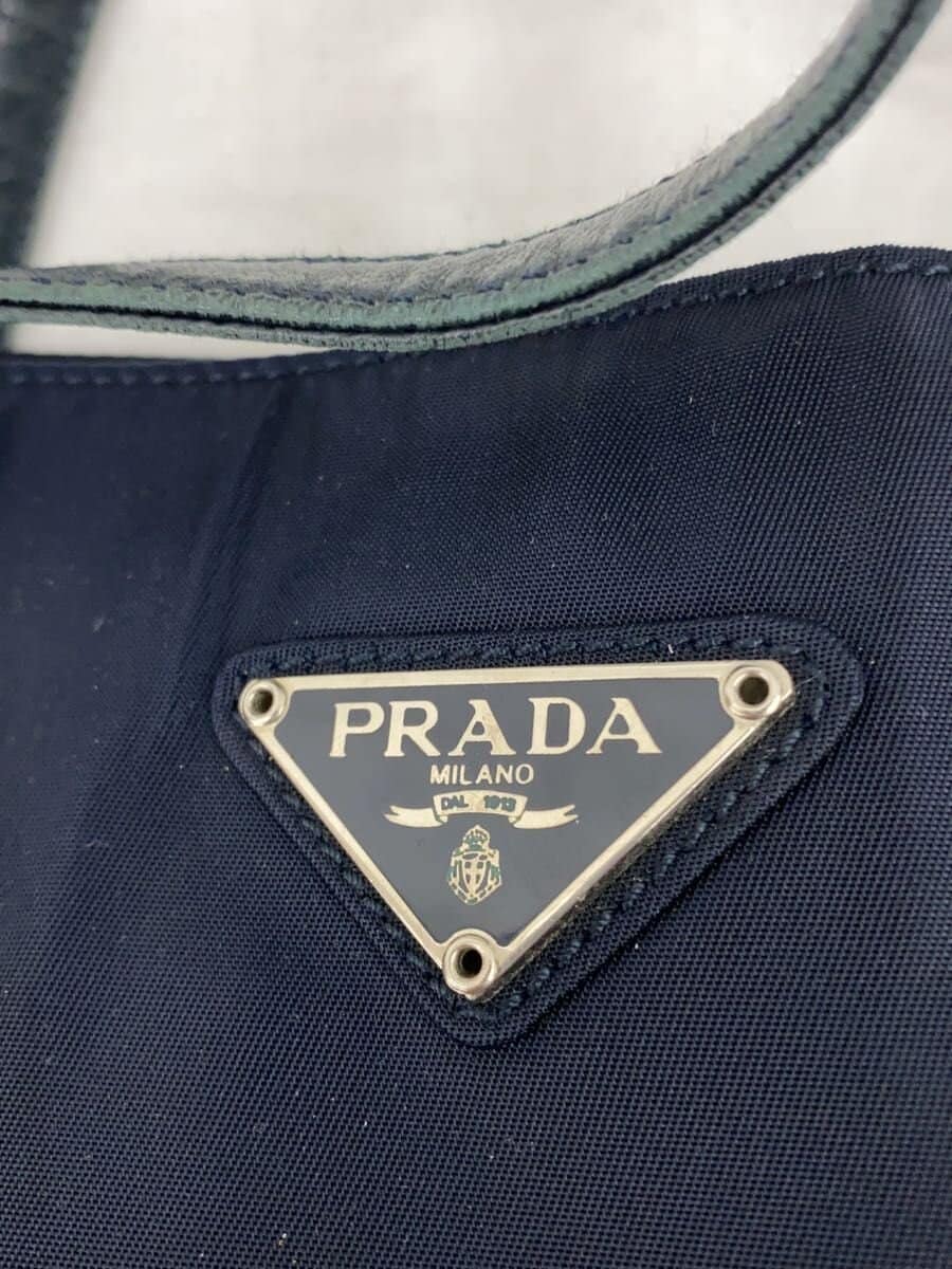 PRADA Tote Bag Nylon NVY Solid 5