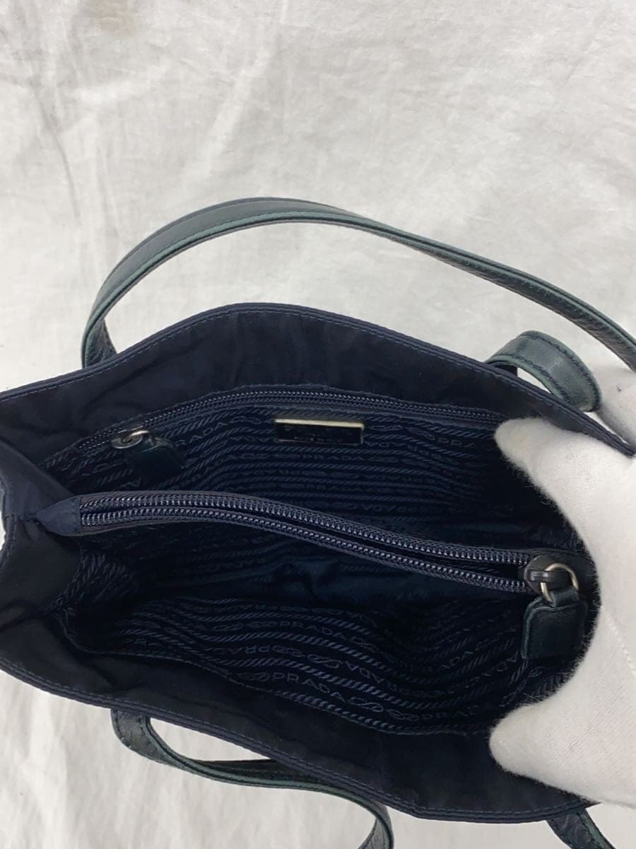 PRADA Tote Bag Nylon NVY Solid 6
