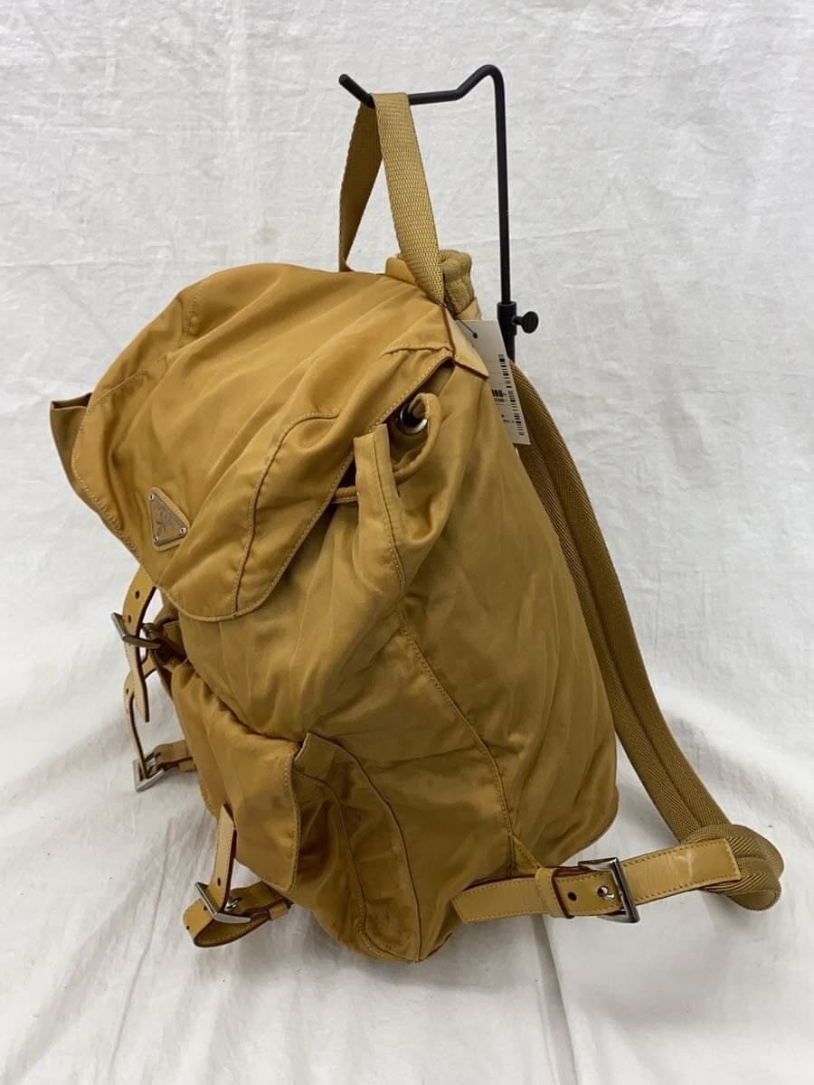 PRADA Backpack Nylon CML Solid 2