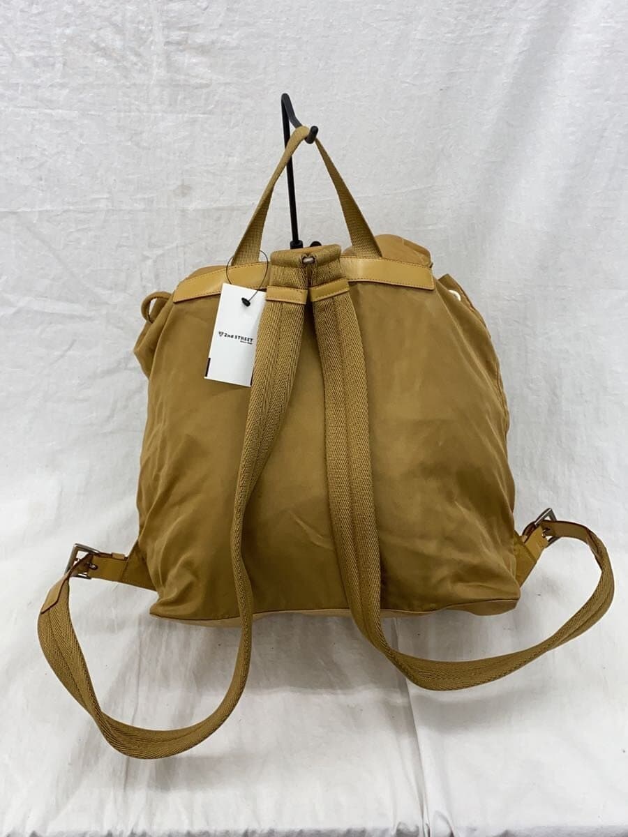 PRADA Backpack Nylon CML Solid 3