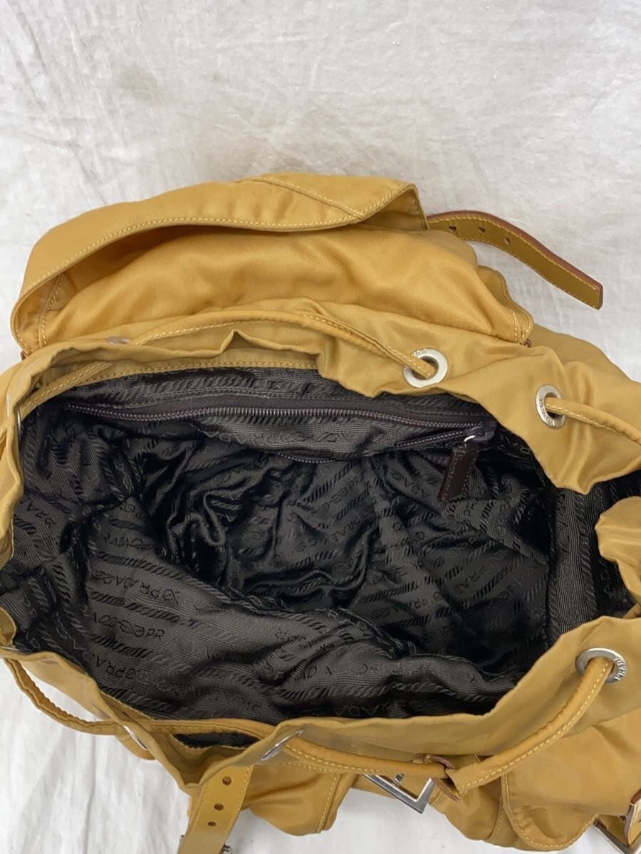 PRADA Backpack Nylon CML Solid 6