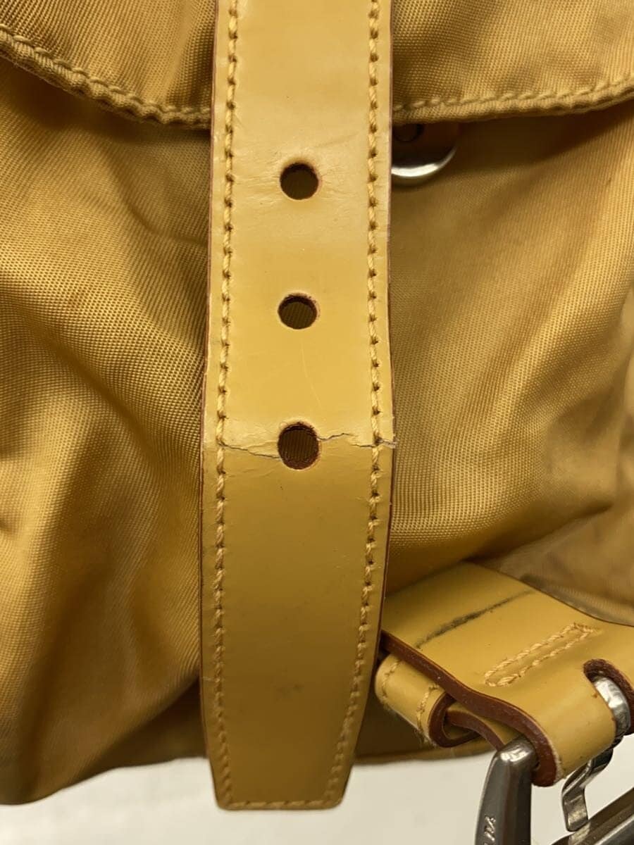 PRADA Backpack Nylon CML Solid 7