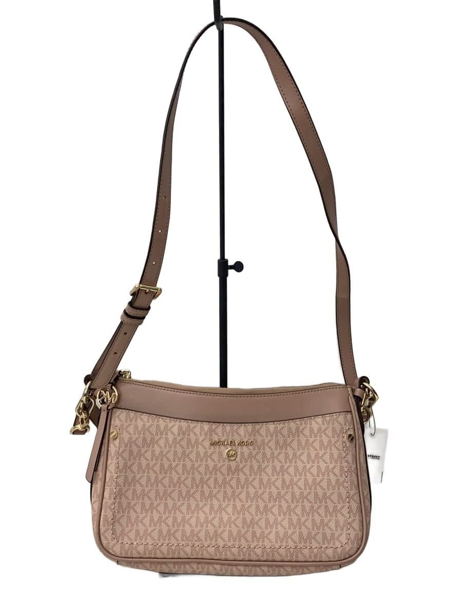 MICHAEL KORS Shoulder Bag PVC Pink All-over Print 32S1GT9C8B