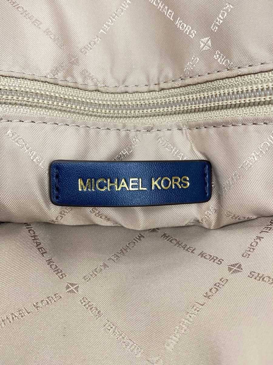 MICHAEL KORS tote bag -- BLU all-over pattern CE-2201 5
