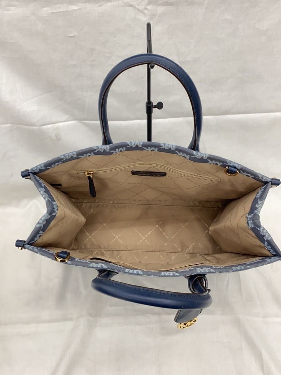 MICHAEL KORS tote bag -- BLU all-over pattern CE-2201 6