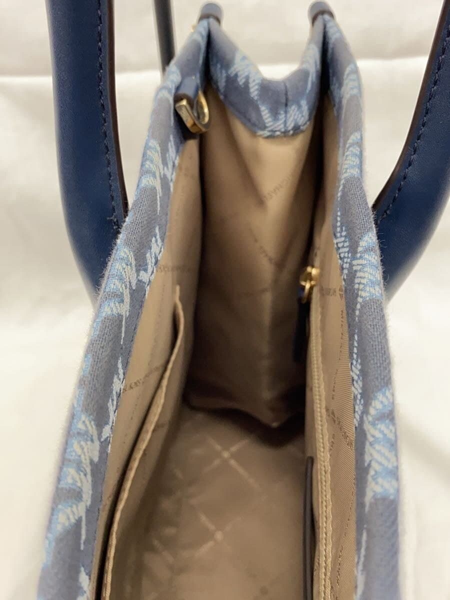 MICHAEL KORS tote bag -- BLU all-over pattern CE-2201 9
